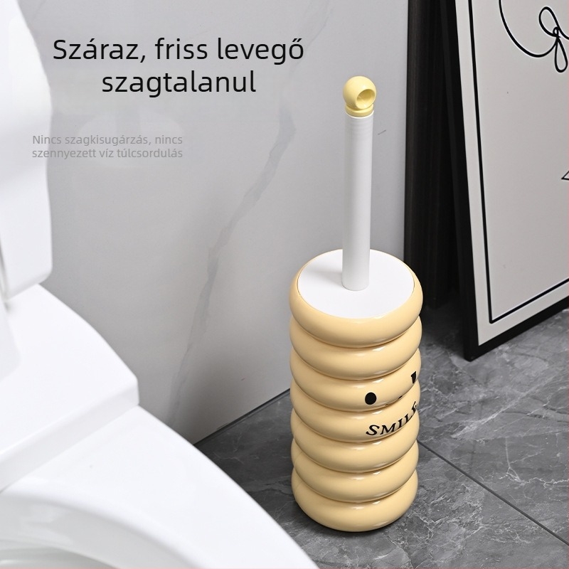 Caterpillar hosszú nyelű szilikon WC-kefe készlet otthoni használatra – tisztítás minden zugban, 200 g, Yiwu eredet