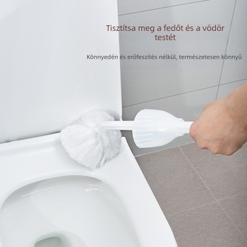 WC-kefe lágy sörtékkel, holt sarkok nélkül, hotelszobai fürdőszobába | Műanyag, 50 g, Márka One Jiale, 1 db, Tasakos csomagolás