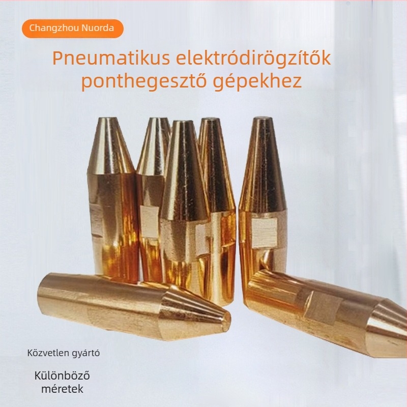 Króm-zirkónium réz ponthegesztő fej, pneumatikus fej, magas kopásállóság, elektróda fej