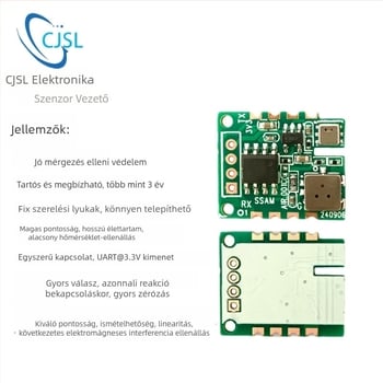 21VOC mindent egyben levegőminőségi észlelő modul TVOC, formaldehid, CO2, hőmérséklet és páratartalom, UART kimenet