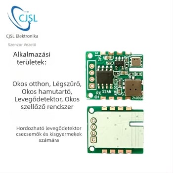 21VOC mindent egyben levegőminőségi észlelő modul TVOC, formaldehid, CO2, hőmérséklet és páratartalom, UART kimenet