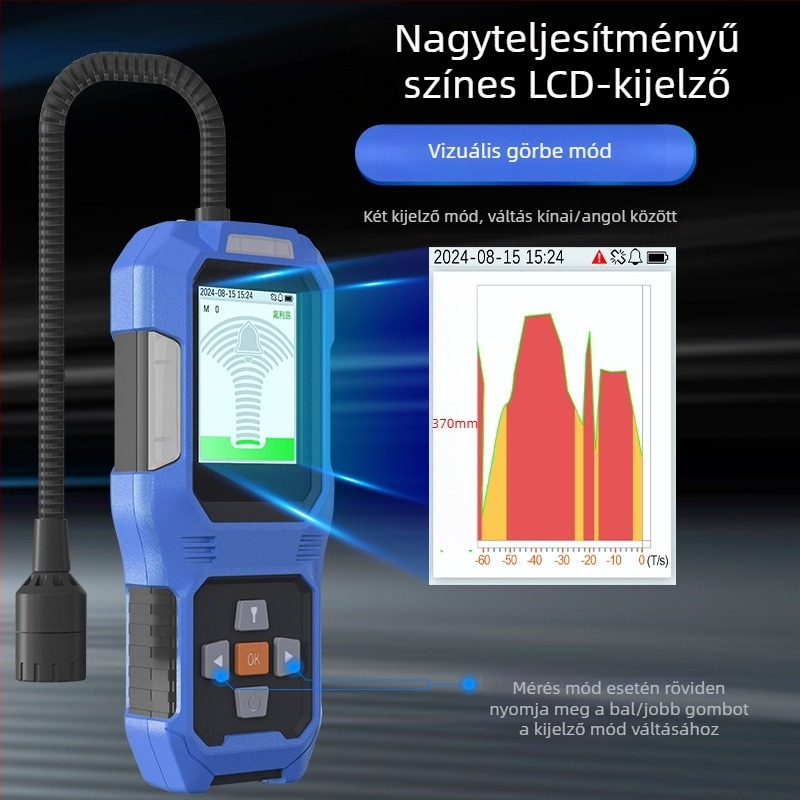 Aikesi Freon-szivárgásdetektor hűtőközegekhez – halogén freon-szivárgások észlelése légkondicionálóhoz (Márka: Aikesi; Modell: Freon detector; Alkalmas: más gázanalizátorok)