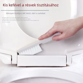 WC-kefe és dugó készlet teljes szögű dizájnnal, műanyag anyag (Márka: Unique; Privát címke: Gwt/gweite)