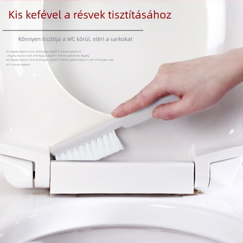 WC-kefe és dugó készlet teljes szögű dizájnnal, műanyag anyag (Márka: Unique; Privát címke: Gwt/gweite)