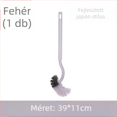 Hangge Hosszú nyélű WC-kefe, falra szerelhető, szögletes fejű, műanyag