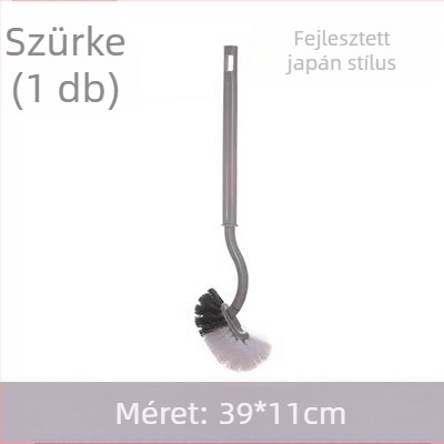 Hangge Hosszú nyélű WC-kefe, falra szerelhető, szögletes fejű, műanyag