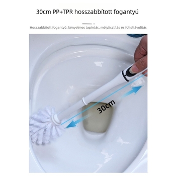 WC-tisztító készlet talppal, kerek fejű kialakítás, műanyag kivitelezés; csomagolás 120 darab; 2020 tavaszán debütált; márka 20122