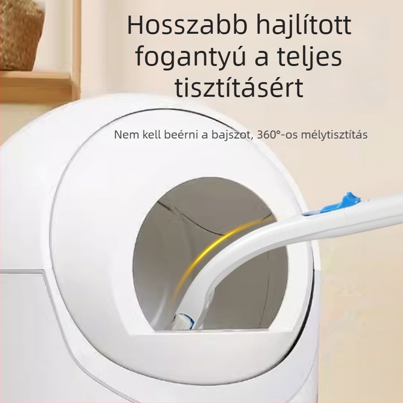 Macskaalomtál tisztító kefe, Blue Seth márka, anyag: szivacs