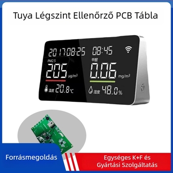 Fei Meng WiFi Levegő Monitorozó PCBA Tábla – Hőmérséklet és Páratartalom szenzorok, TVOC, CO2 és formaldehid