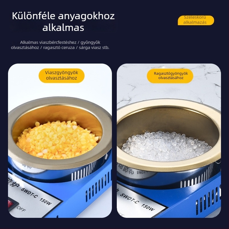 SWDT viaszolvasztó kemence batikhoz, folyamatos hőmérsékletszabályozással