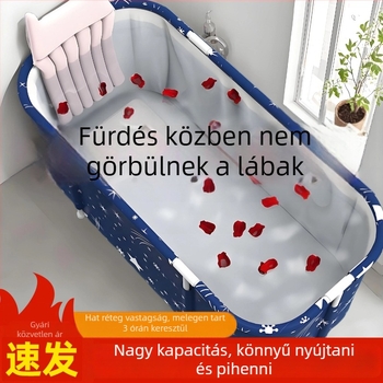 Felnőtt téglalap alakú ponyvás fürdőkád, nem összecsukható