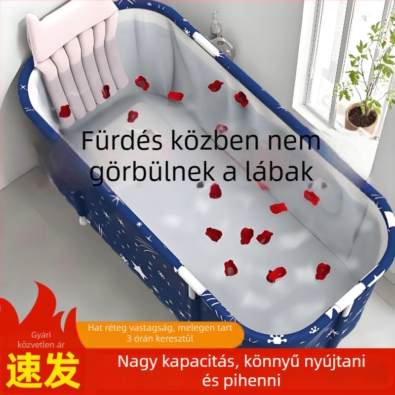 Felnőtt téglalap alakú ponyvás fürdőkád, nem összecsukható