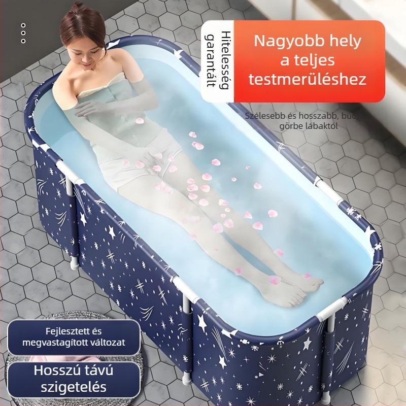 Felnőtt téglalap alakú ponyvás fürdőkád, nem összecsukható