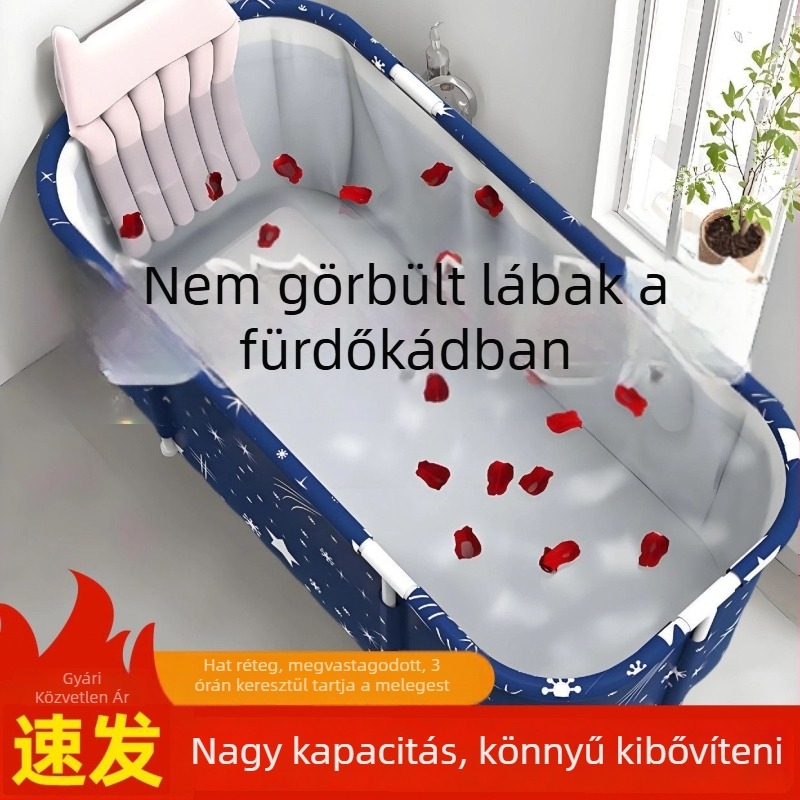 Felnőtt téglalap alakú ponyvás fürdőkád, nem összecsukható
