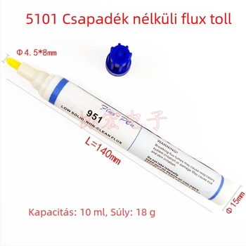 Forrasztóflux toll KESTER KST951 No-Clean (Kína)
