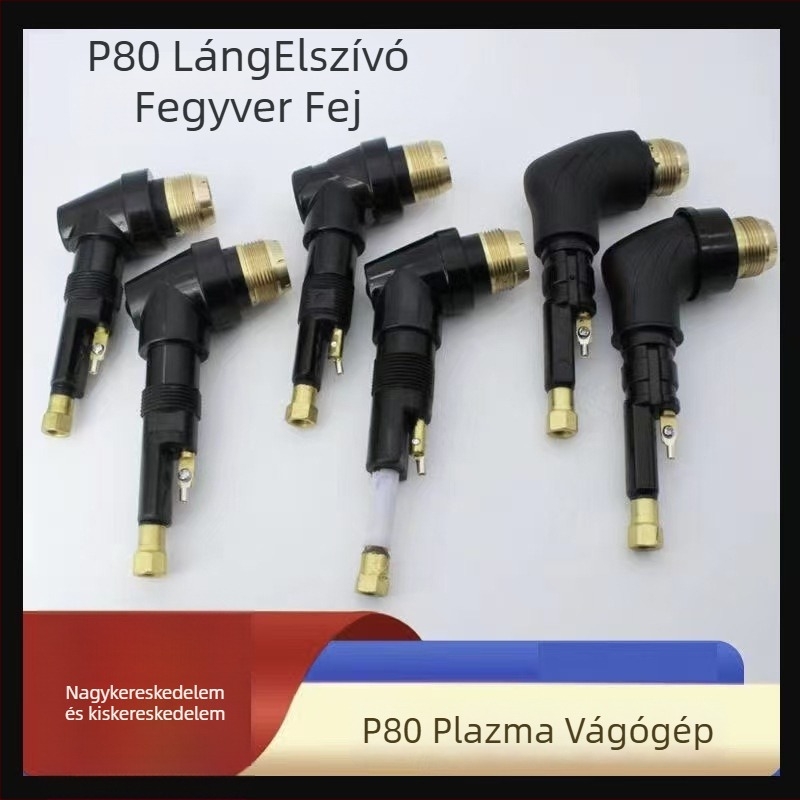 P80 plazma vágópisztolyfej LGK100/120 – elektróda, fúvóka, hegesztőpisztoly