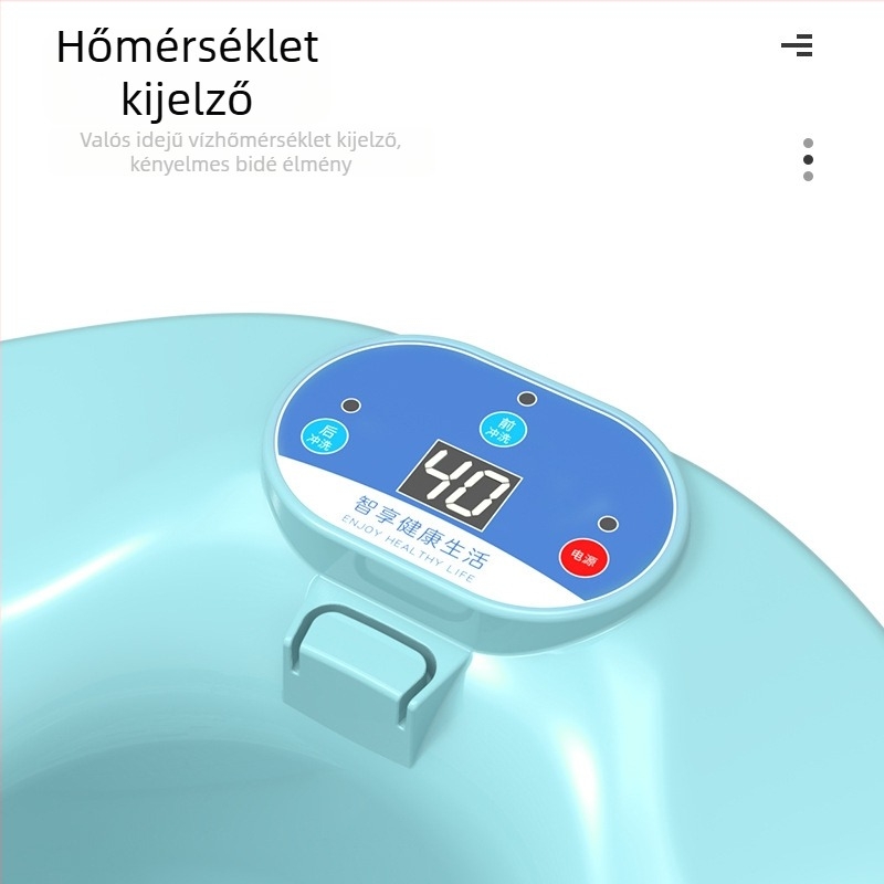 Elektromos ülőfürdő hemorrhoidok számára – műanyag, WC-kompatibilis