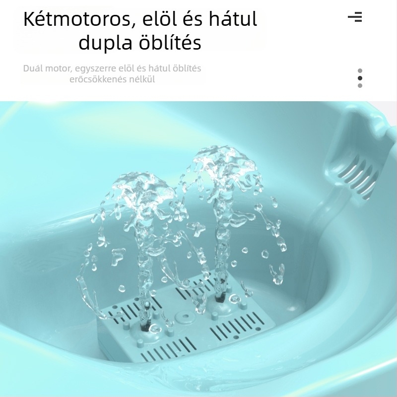 Elektromos ülőfürdő hemorrhoidok számára – műanyag, WC-kompatibilis
