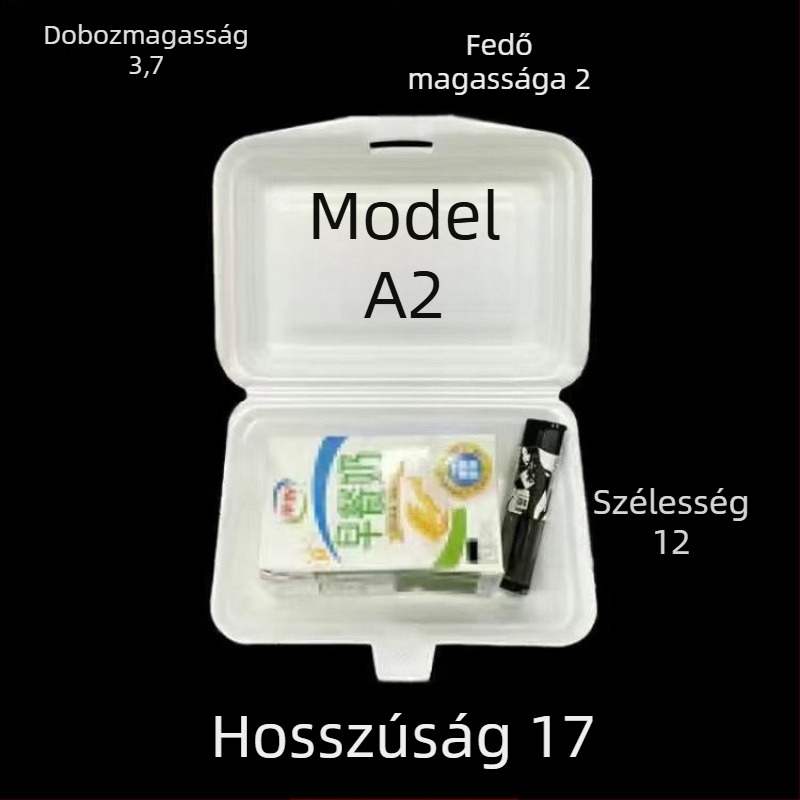 Egyedülálló habcsomagolás ételhez – osztrigás pirított rizs és barbecue rizs tekercshez; Anyag: poliészter rost; Nem biológiailag lebomló; Mikrohullámú sütő nem alkalmas; Logó nyomtatása elérhető