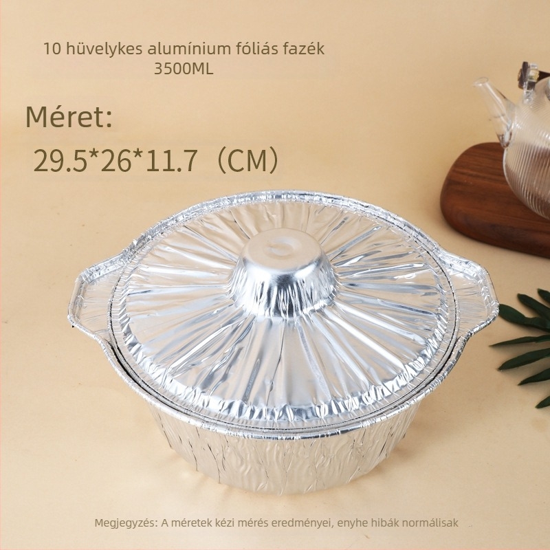 Egyszer használatos papírtál a kültéri BBQ-hoz – Anyag: Papír; Forma: Kör; Edény típusa: Tál; Mikrohullámú sütő: Nem; Csomagolás: Egy darab