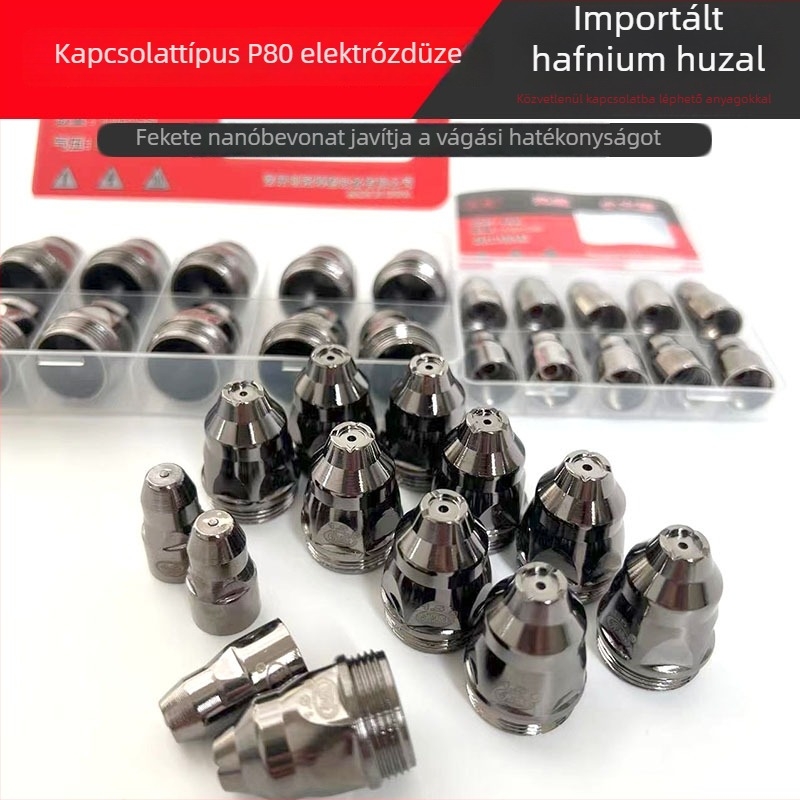 LGK100 plazma elektróda fúvóka hafnium szál, P80, plazmavágáshoz, gáz közeg