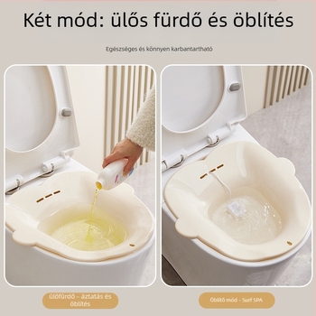 Felnőtteknek szóló ülőfürdő – fenékmosás és lábfürdő, PE anyag, Baitai márka