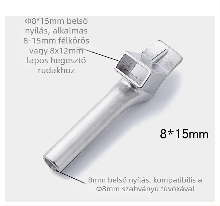 PVC puha műanyag forrólevegős hegesztőpisztoly, téglalap alakú fúvóka és sík hegesztőpálca, 1600W, 220–240V, túlmelegedés elleni védelem