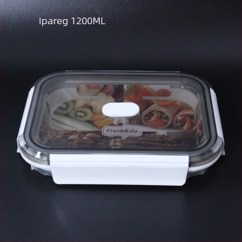 Összecsukható ebédes doboz szilikonból PCTG fedővel, négyzetes alakú, mikróban használható, modern minimalist stílus; kapacitások 301–500 ml, 501–800 ml vagy 800–1000 ml.