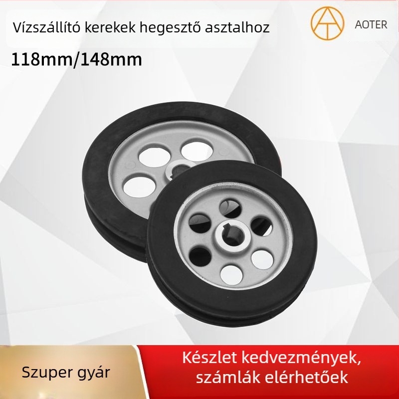 Otaire merülő ívhegesztés járókerék gumírozott