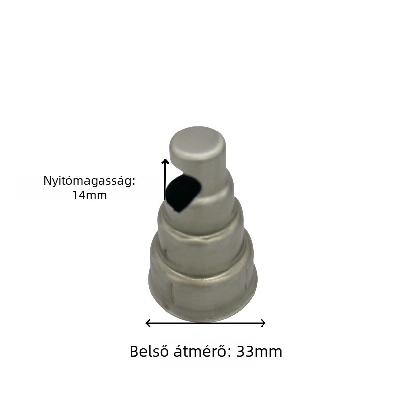 Meleg levegős hegesztőpisztoly fúvófej, 304 rozsdamentes acél