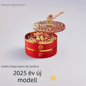 Műanyag gyümölcstál — modern minimalist stílus, rácsos mintázat, 2025-ös megjelenés, snack-tál és aszalt gyümölcs tároló