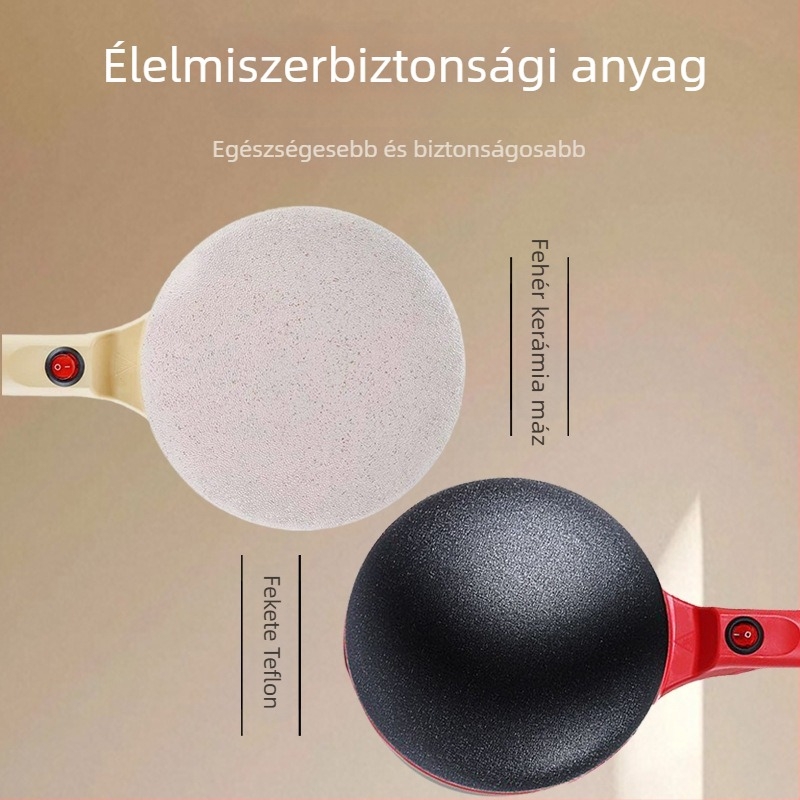 Prokudent DM-180 BJ Elektromos palacsintasütő – Többcélú, tapadásmentes felület, egyoldali melegítés, mechanikus vezérlés
