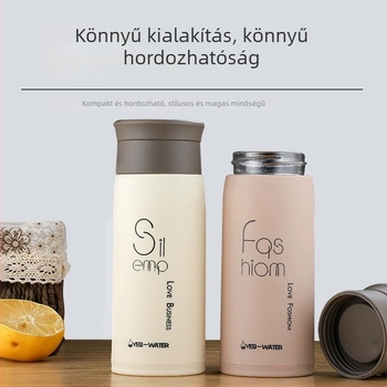 Kétszeres falú üvegpohár logónyomtatással, égés elleni védelemmel és hőszigeteléssel
