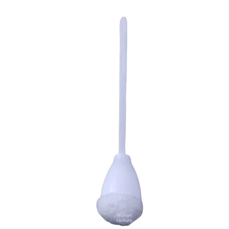 WC- és fürdőszobai kefe hosszú nyéllel, lágy szilikon sörtékkel, tömege kb. 300 g, 1 db