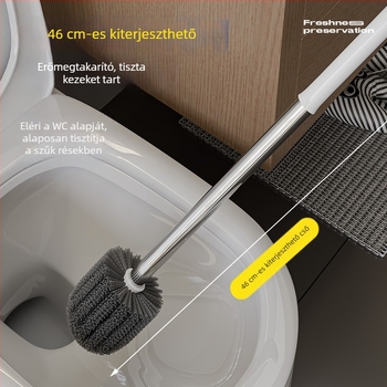 WC-kefe készlet tartóval, műanyagból, 0,18 kg, 10 darab, márka Zhiben Bear, Anhui származás