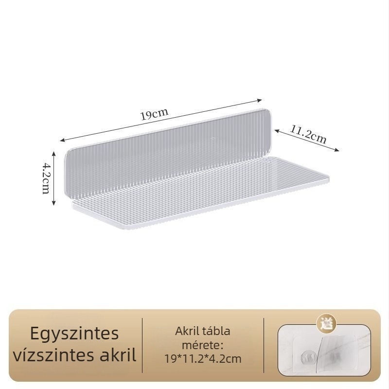 Háromszintes asztali pohár- és üvegtartó, szénacélból, többfunkciós, szerelés nélkül