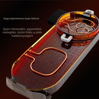 Elektromos grill és forró fazék, 3-4 L, 1200-1500 W, Hőmérséklet-szabályozás, Sütés/Főzés/Hot Pot funkciók, Belső edény mélysége 7 cm, 3-4 főre