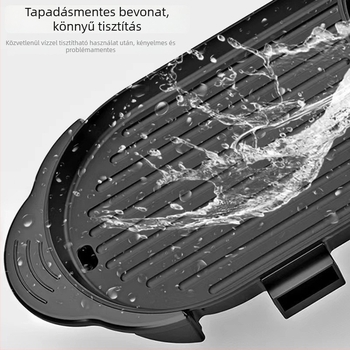 Elektromos grill és forró fazék, 3-4 L, 1200-1500 W, Hőmérséklet-szabályozás, Sütés/Főzés/Hot Pot funkciók, Belső edény mélysége 7 cm, 3-4 főre