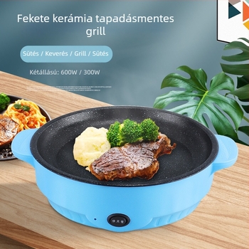 Elektromos sütemény- és sütőserpenyő többfunkciós; gombnyomásos vezérlés; egyoldali fűtés; modell Jinyun-DKP; teljesítmény ≤800W.