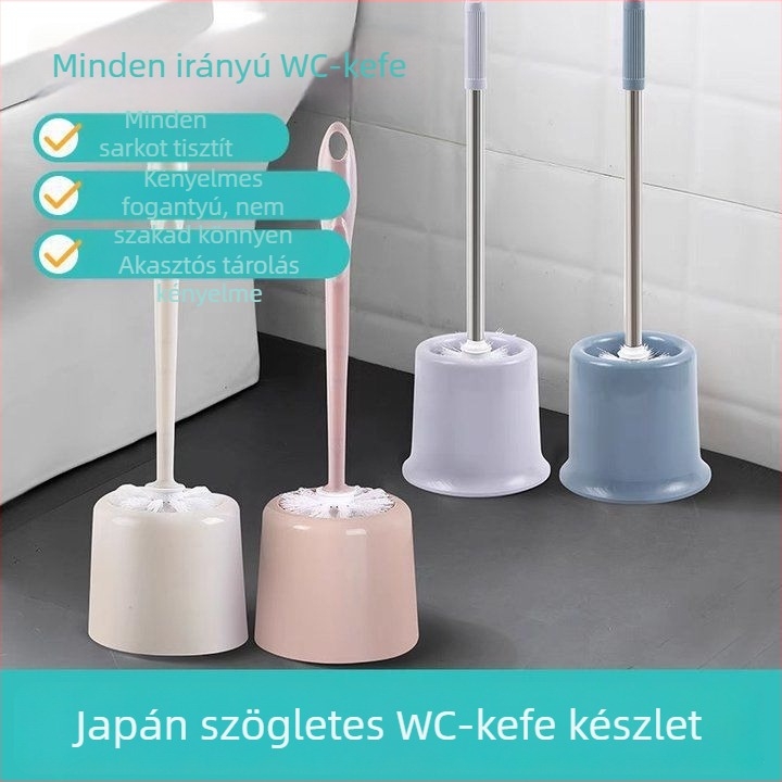Háztartási WC-kefe készlet, falra szerelhető, műanyagból, 60 g, 2020 tavaszán piacra kerül