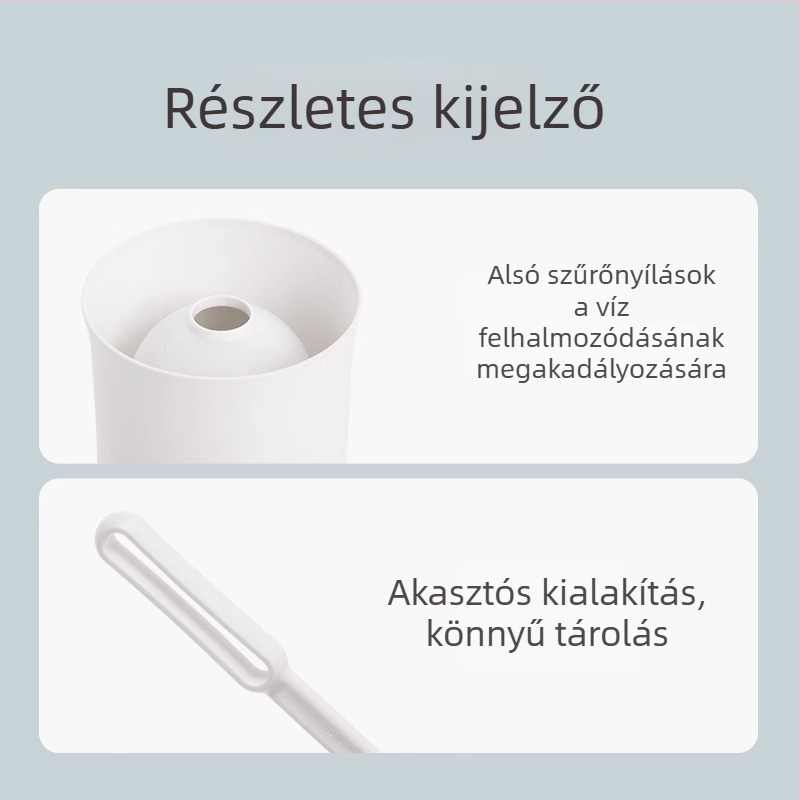 Camellia 4303 vécé-kefe alapzattal, műanyag kivitel, 1 darab