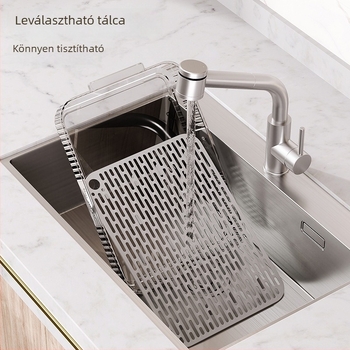 Csészetartó, műanyagból, lyukasztás nélkül, modern minimalista stílus, 700 g