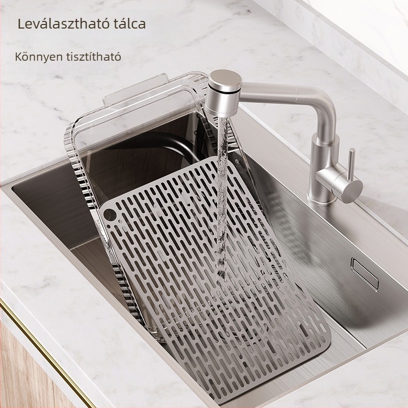 Csészetartó, műanyagból, lyukasztás nélkül, modern minimalista stílus, 700 g