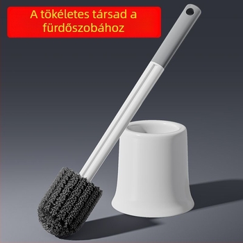 WC-kefe készlet talppal – műanyagból; súly 201,5 g; csomagolás: OPP zacskó; márka Zhiben bear