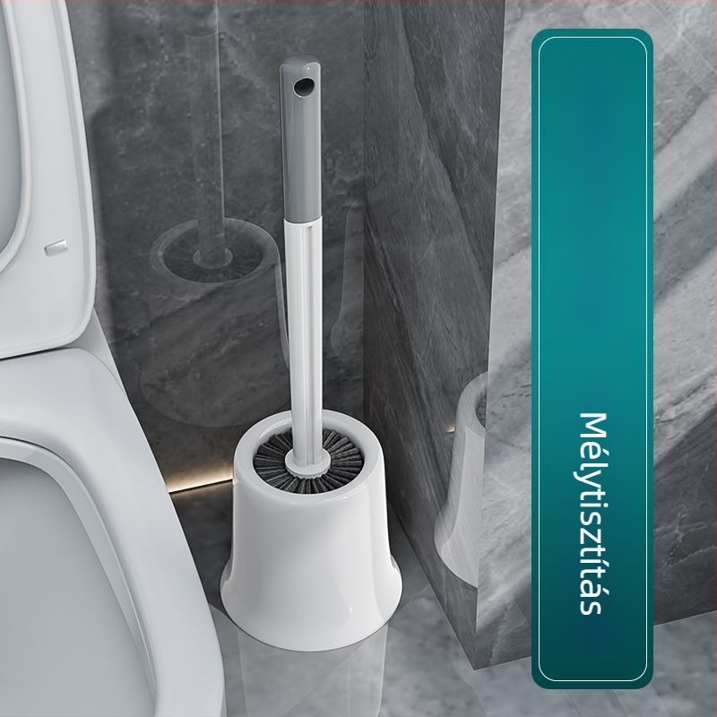 WC-kefe készlet talppal – műanyagból; súly 201,5 g; csomagolás: OPP zacskó; márka Zhiben bear