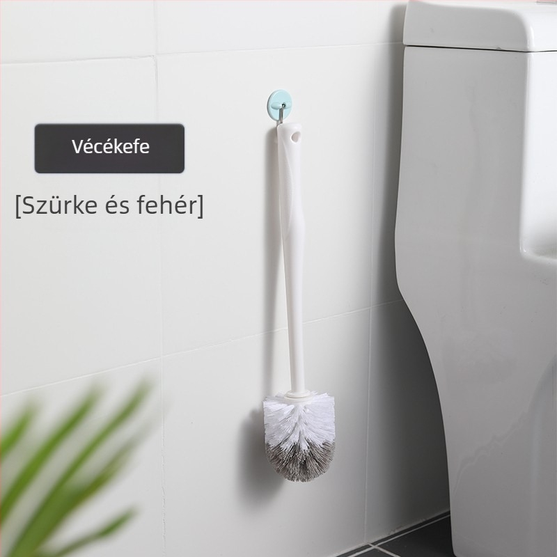 Camellia Műanyag WC-kefe puha sörtéjű, lila és fehér