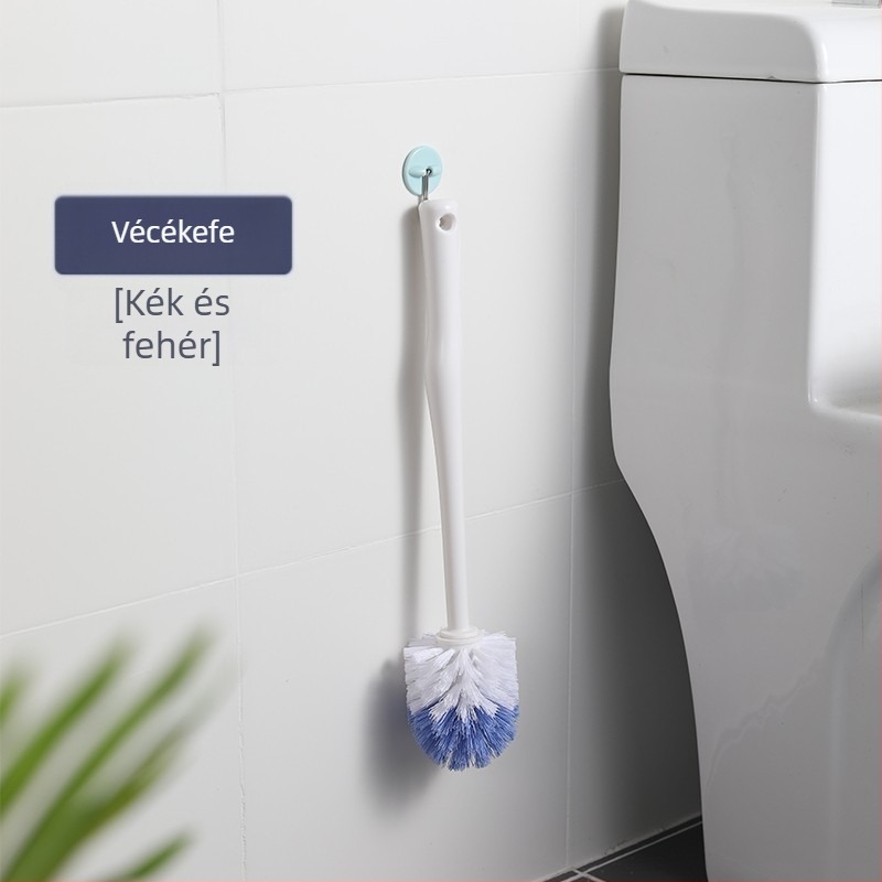 Camellia Műanyag WC-kefe puha sörtéjű, lila és fehér