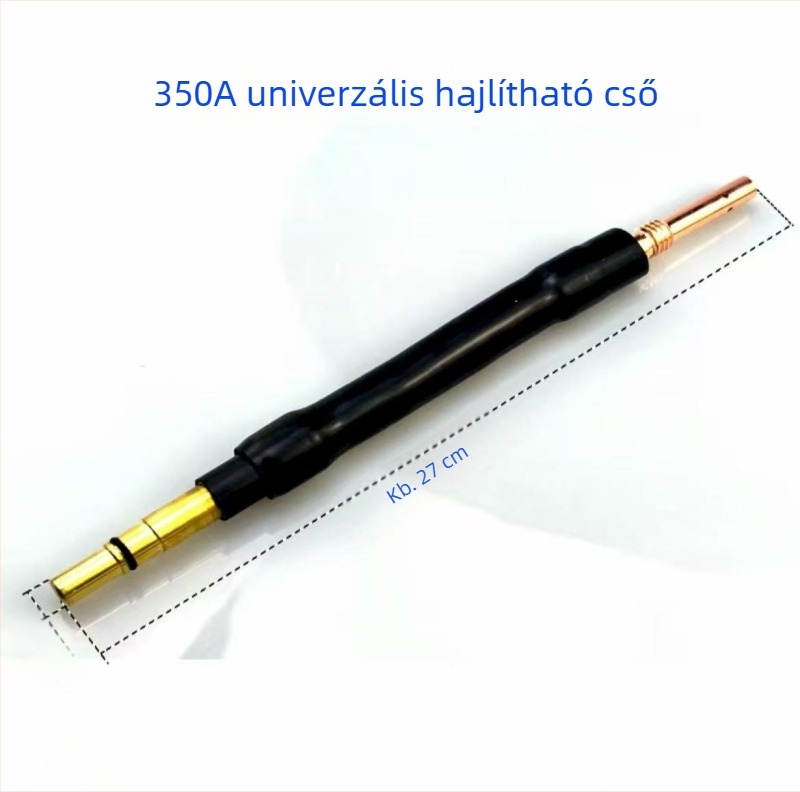 New Jinghang másodlagos védelmi hegesztőpisztoly hajlított nyakkal és univerzális egyenes csővel, rézmaggal, 200/350/500 A