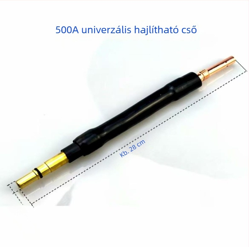 New Jinghang másodlagos védelmi hegesztőpisztoly hajlított nyakkal és univerzális egyenes csővel, rézmaggal, 200/350/500 A