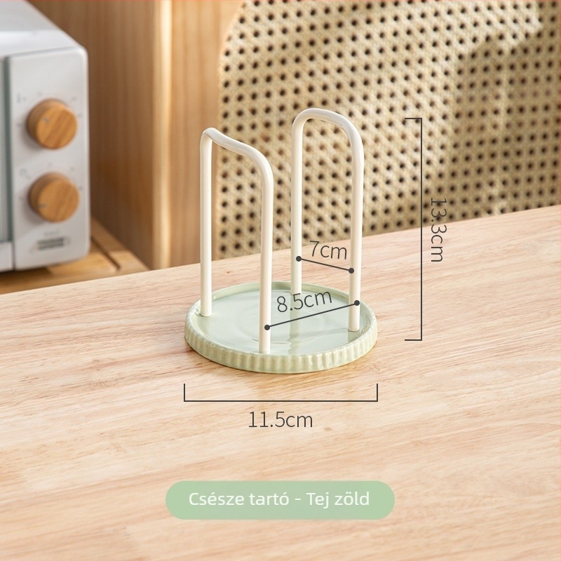 Sumeiji kerámia pohártartó, modern minimalist design, fúrás nélkül